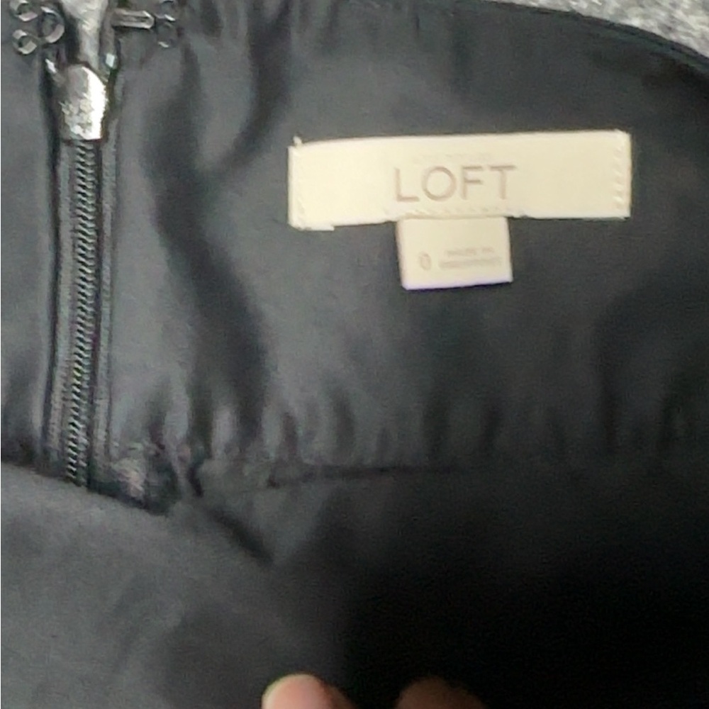 Loft black skirt